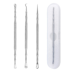 Bamboo-joint super-sharp acne needle, beauty salon-grade acne-squeezing needle, professional tool for <b>removing</b> blackheads and - Product Image 5