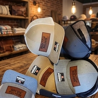 Casquette de baseball formelle OEM Richardson 112 Trucker personnalisée pour activités de plein air, 6 panneaux, camouflage, velours, logo brodé, maille