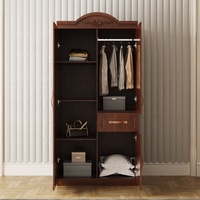 Armoire à 2 portes, placard de rangement à usage domestique, armoire de chambre à coucher