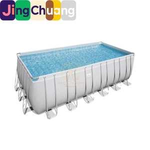 <span class=keywords><strong>Piscine</strong></span> pliable Jingchuang56475, bassin à poissons mobile rectangulaire avec support de cadre, <span class=keywords><strong>piscine</strong></span> familiale AGP - Product Image 5
