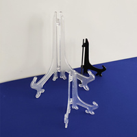 Scharnierende Acryl Stands Hoek Schildersezel Met Ondiepe Ondersteuning Richels Moderne Plaat Houder