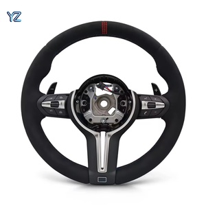 Volant en cuir pleine fleur style YZ CS pour <span class=keywords><strong>BMW</strong></span> F01 F10 F20 F21 F22 F25 F26 F30 F32 F36 M2 F87 M3 F80 M4 F82 F90 X5 F15 X6 F16 - Product Image 4