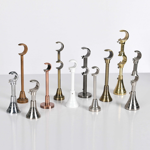 Khung Treo Rèm Đôi Phong Cách Châu Âu Khung Treo Trần Bên Kim Loại Chắc Chắn Cho Thanh Treo Rèm - Product Image 2