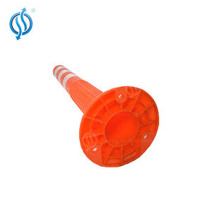 75CMの壊れないオレンジ色の道路<span class=keywords><strong>EVA</strong></span>警告柱（交通安全警告柱） - Product Image 3