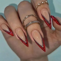 Distributeurs en gros de fournitures pour ongles, ongles press-on brillants, fournitures pour nail art avec strass