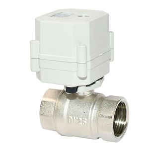 Vanne à boisseau sphérique électrique Tonhe DN8 BSP 1 pouce normalement ouverte normalement fermée - Product Image 3