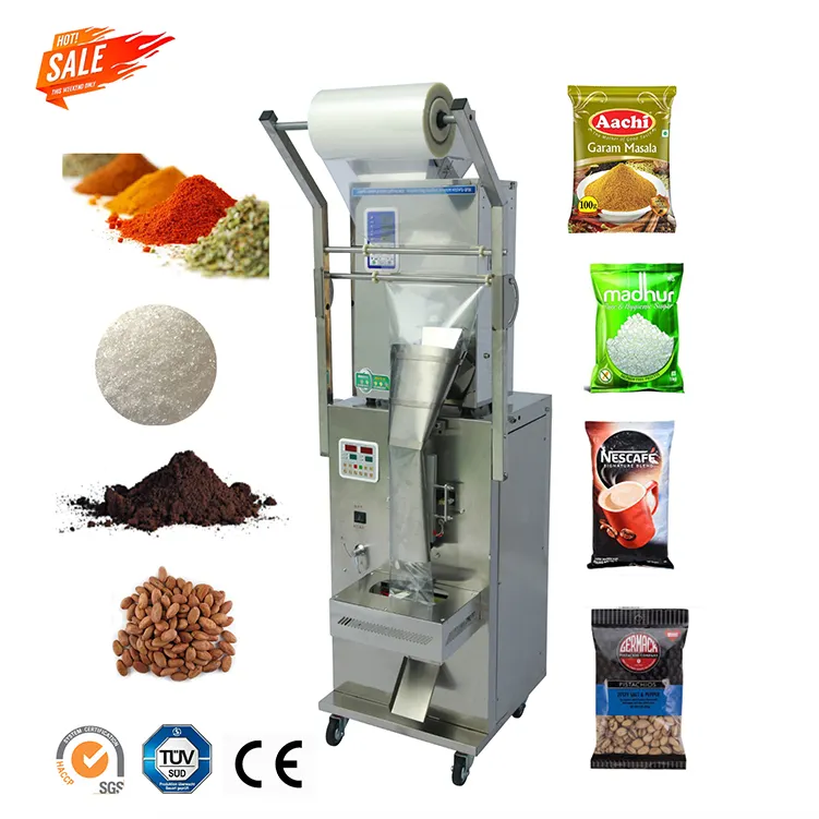 Automatic Coffee Powder Seasoning Powder Masala Sugar Almond Tea Bag Vertical Small Multi-Function Packaging Machines