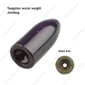 Piombi a Forma di Verme in Tungsteno Puro per <span class=keywords><strong>Pesca</strong></span> al Bass 08C-035 (B05) <span class=keywords><strong>da</strong></span> 1/16 oz a 1/2 oz Multicolore - Product Image 4