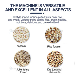 Línea de producción de máquina para hacer alimentos inflados de maíz de fácil mantenimiento, máquina de arroz inflado de acero inoxidable, máquina para hacer palomitas de maíz - Product Image 2
