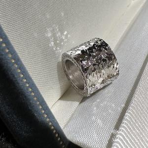 Pendentif en argent pur S925, style vintage, design de niche CNC, luxe léger, pendentif en glace pilée, connectivité routière, pour bagues de mode - Product Image 4