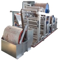 Machine multifonctionnelle pour la fabrication de papier toilette, gaufrage et perforation haute vitesse 200m/min, Schneider 15 tonnes/jour, écologique et économe en énergie