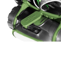 Linterna frontal recargable por USB
