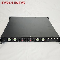 Amplificateur de puissance classe D, amplificateur de puissance 4 canaux, amplificateur de puissance 4x1500W avec alimentation PFC pour enceintes professionnelles