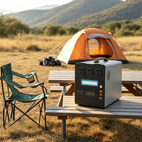 Offre Spéciale : Centrale Électrique Portable 2kWh 130Ah avec Contrôleur Solaire MPPT, Station d'Énergie Solaire LiFePO4 pour la Pêche
