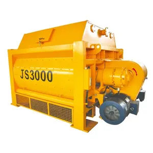 Widely Used Cement Mixer Concrete Machinery Js3000 3 Cubic Meter Tanzania Tractor Bucket Electric Concrete Mixer Machine