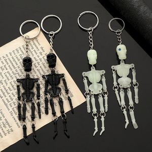 Skeleton <b>Keychain</b> Multi-joint Skeleton <b>Personality</b> Gothic Accessories Halloween Ghost Head Jewelry Korean Fashion 2022 - Product Image 1