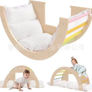 Arco de Madera para Escalar, 90x50x50cm, Multifuncional, para Niños, Parque Infantil Interior - Product Image 5