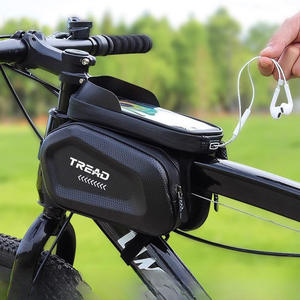 Vente en gros de Laurel Hills Technologie de réseau Matériau étanche Zhen Gu Sac de vélo de montagne Tube supérieur Sac de cadre avant Sac de téléphone - Product Image 1