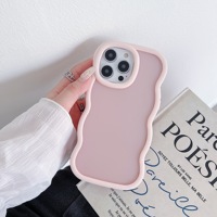 Coque de protection antichoc mate TPU+PC, motif ondulé, très tendance, pour iPhone 17 Pro Max 16 Pro 15 14 – Étui esthétique de luxe