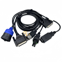 2892092 6 Adaptateur de Liaison de Données Outil de Diagnostic pour Moteur avec Logiciel V8.7 Scanner pour Excavatrice Camion Engins de Construction