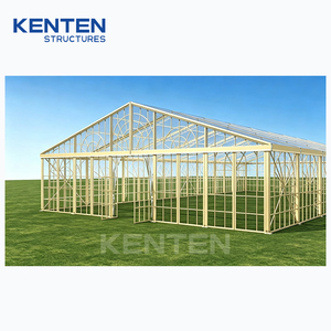 KENTEN chapiteau transparent semi-permanent Carpas 10 X30 30x30 40x60 cadre <span class=keywords><strong>en</strong></span> aluminium doré auvent de fête tentes transparentes à louer - Product Image 3