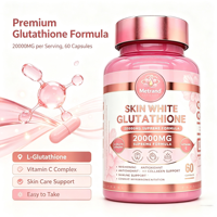 Capsules de glutathion Metrand pour éclaircir la peau, anti-âge, complément éclaircissant pour la beauté de la peau des femmes
