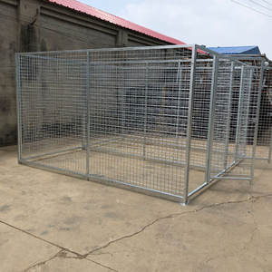 High Quality Customized Size Galvanized <strong>Dog</strong> <strong>Kennel</strong> Large Outdoor <strong>Dog</strong> Cage Waterproof Fencing Trellis &amp; Gates - Product Image 5