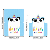 Cartes de vœux d'anniversaire 3D personnalisées, couleurs et formes personnalisées, impression offset, prise en charge des petites commandes pour la gratitude et l'appréciation