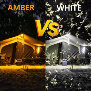 Barre lumineuse <span class=keywords><strong>LED</strong></span> de <span class=keywords><strong>camping</strong></span> <span class=keywords><strong>12V</strong></span> à intensité variable, double couleur ambre + blanc/rouge + blanc, tout-en-un, éclairage portable pour <span class=keywords><strong>camping</strong></span>-<span class=keywords><strong>car</strong></span>, tente, voiture - Product Image 4