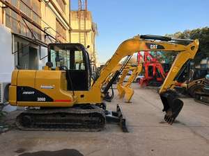 Excavatrice d'occasion Cat306D 6 tonnes sur chenilles, engin de construction, moteur, pompe, boîte de vitesses, roulement, PLC, 1 an de garantie, forte puissance de creusement - Product Image 2