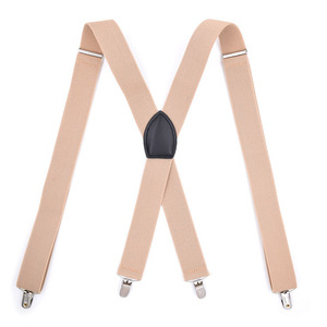 2025 pantaloni a Clip in pelle nera tipo X da <span class=keywords><strong>uomo</strong></span> con <span class=keywords><strong>bretelle</strong></span> con <span class=keywords><strong>bretelle</strong></span> a 4 Clip regolabili alla moda in magazzino - Product Image 4