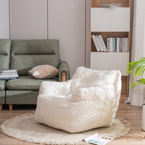 Sillón Puff Gigante de Peluche Teddy para Perros y Humanos, Sofá Suave y Esponjoso para el Suelo, Ideal para Dormitorio y Sala de Estar - Product Image 6