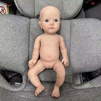 Weiche, dehnbare, solide Silikon-Reborn-Babypuppe, 30 cm, realistische, weiche Babypuppe, beruhigendes Fidget-Spielzeug für Kinder und Erwachsene