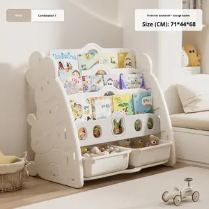 <span class=keywords><strong>Meuble</strong></span> de <span class=keywords><strong>rangement</strong></span> sur pied en plastique pour jouets d'enfants et livres d'images pour bébés, idéal pour les crèches et les jardins d'enfants (vente en gros) - Product Image 4