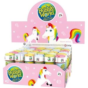 Bubble World Unicorn Bubbles 60Ml per il divertimento dei bambini durante il gioco - Product Image 1