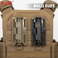 Extérieur Tactique Molle Boucle À Dégagement Rapide Gilet Épaule Curseur Pom Boucle En Plastique avec Sac Pièces Accessoires