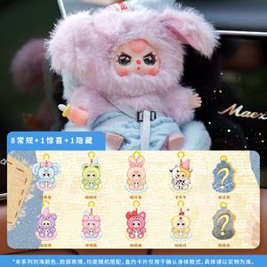 Bébé Authentique Trois Siège Bébé Monté sur Véhicule Vinyle Peluche Jouet Pendentif Mystère Boîte Aveugle Kawaii <span class=keywords><strong>Guess</strong></span> Mystery Boxes - Product Image 4