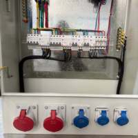Boîte de distribution d'énergie industrielle basse tension 380V 220V avec prises, panneau de commande électrique extérieur résistant aux intempéries
