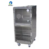 Cage pour chien EUR VET de haute qualité en acier inoxydable 304 avec séparateur et oxygène pour grands chiens