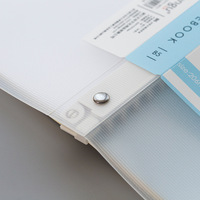 Carpeta de Anillas Personalizada A5 Transparente Esmerilada de PP con Cubierta Rígida de PVC CMYK para Escribir, Archivador de Hojas Sueltas