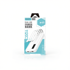 Ansty 11200mAh Dual USB Power Bank รุ่นสีดำ (AP-012) - Product Image 1