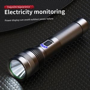 ไฟฉายกลางแจ้งกำลังสูงแบบชาร์จไฟได้ P70 LED กันน้ำระยะไกลแบบพกพาอลูมิเนียมอัลลอยด์ - Product Image 2