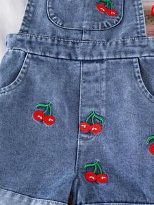 Camicia bianca e pantaloncini estivi per bambina, completo in due pezzi, ricamato, elegante set di abbigliamento per bambini 1-6 anni - Product Image 5