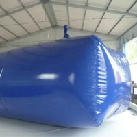 Réservoir de stockage d'eau en bâche personnalisé, réservoir souple en PVC pour l'eau potable, capacité de 500 à 6500 gallons