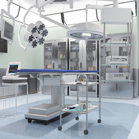 Support de matériel chirurgical en alliage d'aluminium pour appareils chirurgicaux