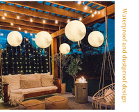 Plafonniers LED modernes et créatifs lustres en forme de boule pour la décoration de Noël de hall d'hôtel et de restaurant d'intérieur et d'extérieur IP65 évalué