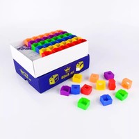 Porte-craie de billard en silicone coloré, lot de 6, étui à craie pour queues de billard, pour salles de billard et joueurs
