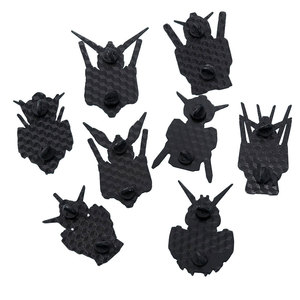 Broches y insignias de metal esmaltado de alta calidad con impresión UV de anime <span class=keywords><strong>Gundam</strong></span>, sin MOQ, precios económicos, para bolsos, gorras y sombreros - Product Image 4