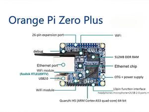 Orange Pi Zero Plus Allwinner H5 Quad-Core Linux <strong>Board</strong> 512MB RAM Gigabit <strong>Ethernet</strong> RPi GPIO Compatible IOT Robotics Media Center - Product Image 2