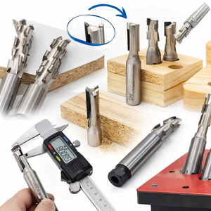 Factory Supply Coated Diamond Tipped PCD End Mill <b>Router</b> Bit for CNC Milling OEM/ODM Available HRC65HRC Customizable Flute - Product Image 1